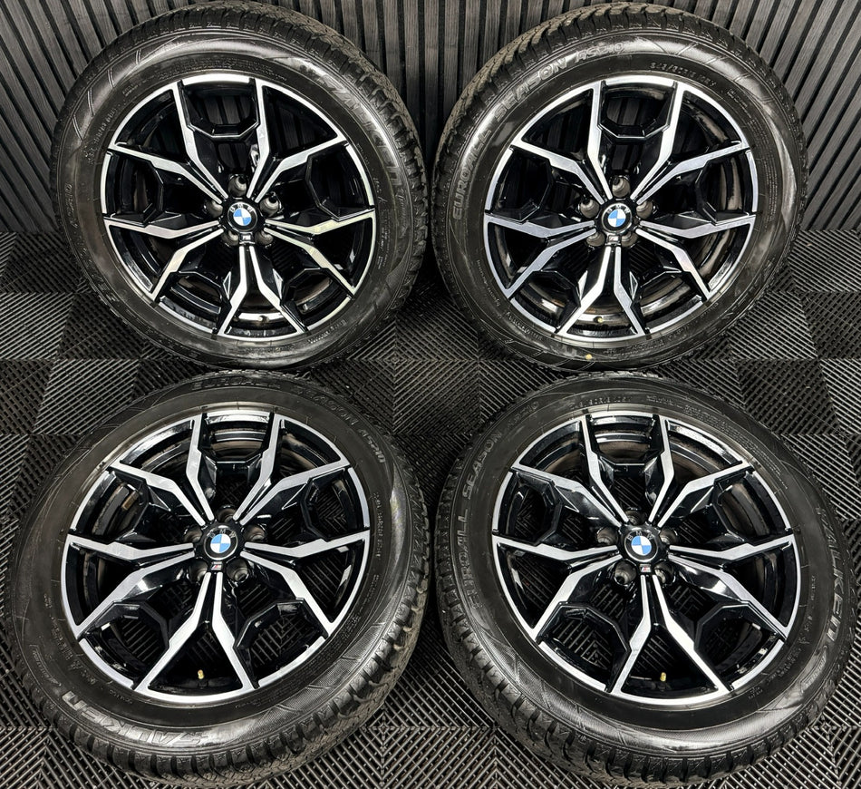 19'' Bmw X3 X4 G01 G02 887 M Sport Alloy Wheels Winter Tyres 7916263 Genuine