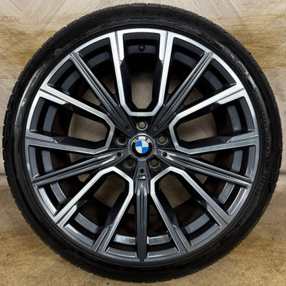1X 20'' GENUINE BMW 7 SERIES 817M G11 G12 6 GT G32 8090097 ALLOY WHEEL REAR