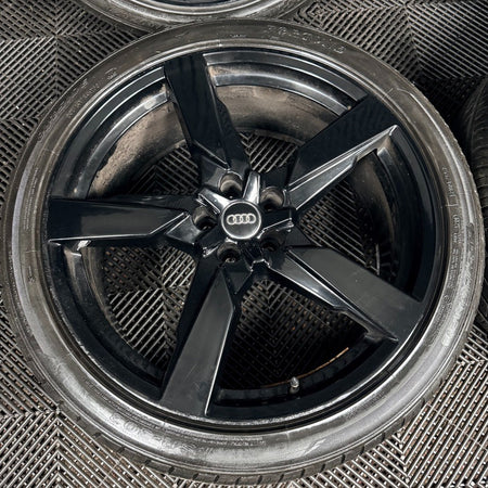 21'' Audi Q5 S Line Black SQ5 Alloy Wheels Tyres 80A601025AR Genuine