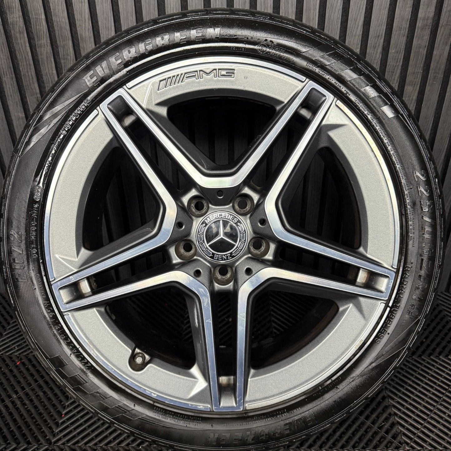 1X 18'' GENUINE AMG MERCEDES A CLASS CLA W177 SPORT ALLOY WHEEL TYRE A1774011500