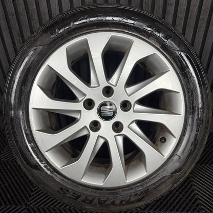 1X 16'' GENUINE SEAT LEON MK3 ALLOY WHEEL TYRE SPARE SINGLE 5F0601025A