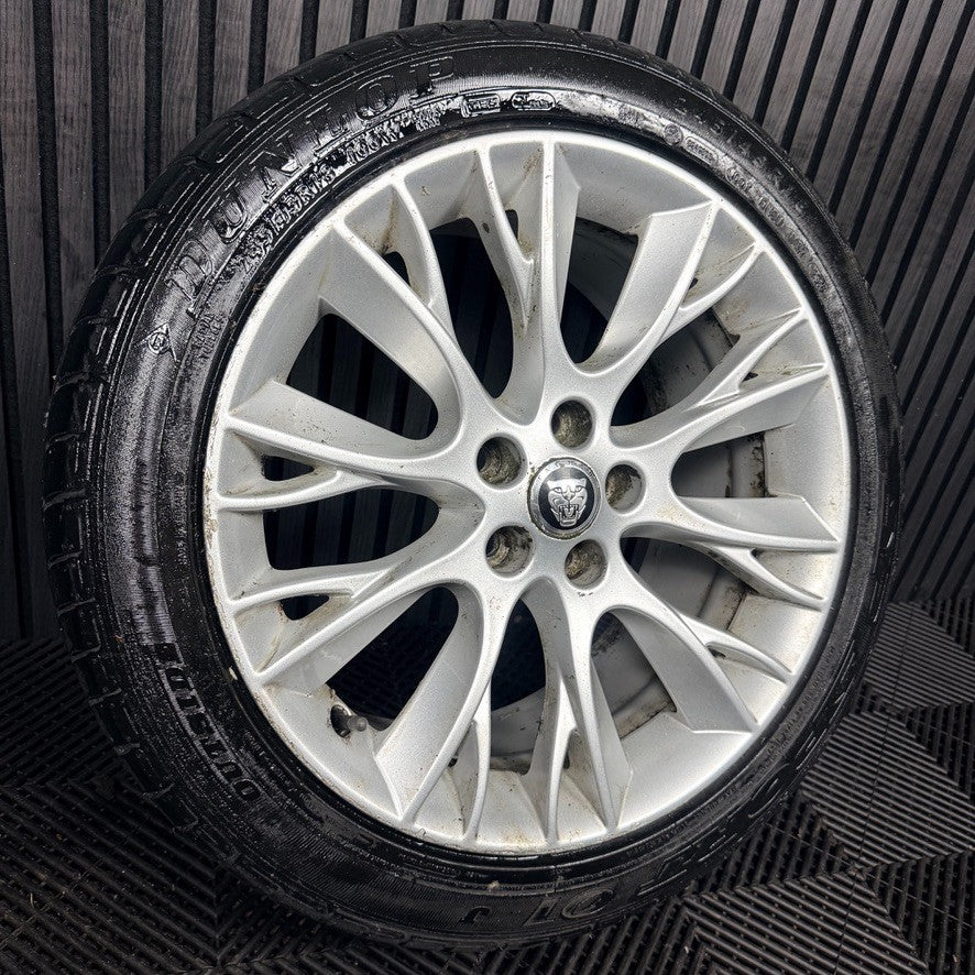 1X 18'' Jaguar XF Lyra X250 Alloy Tyre Wheel Single CX23-1007-AA Genuine