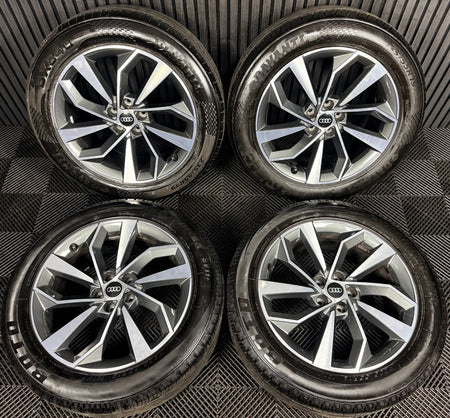 19" Audi Q5 Grey Q4 DC S Line Alloy Wheels Tyres 5X112 80A601025BK Genuine