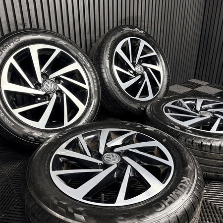 16'' VW Golf Mk7 Woodstock Mk8 Mk6 Alloy Wheels Tyres Alloys 5G0601025DS Genuine