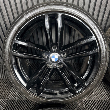 19" BMW 3 Series 704 Black M Sport F30 F31 F32 E90 Alloy Wheels Tyres Genuine