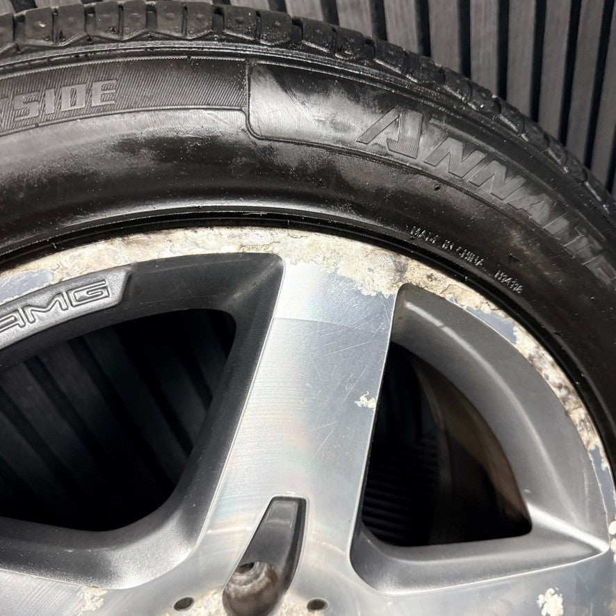 18'' AMG Mercedes GLA Silver 5 Spoke Wheels Tyres Alloys A1564010500 Genuine