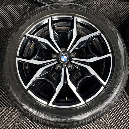 19'' Bmw X3 X4 G01 G02 887 M Sport Alloy Wheels Winter Tyres 7916263 Genuine