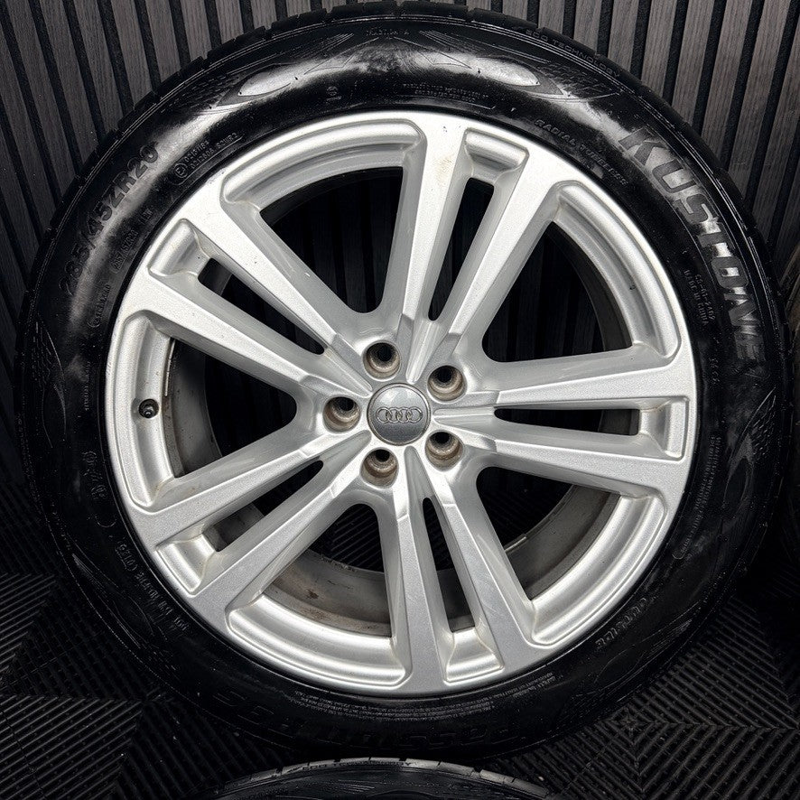 20'' Audi Q7 S Line 5 Double Spoke Alloy Wheels Alloys Tyres 4M0601025H Genuine