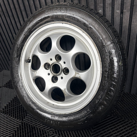 1X 15" MINI R50 R52 R56 One 7 Hole Teledial 81 Alloy Wheel Tyre 1512458 Genuine