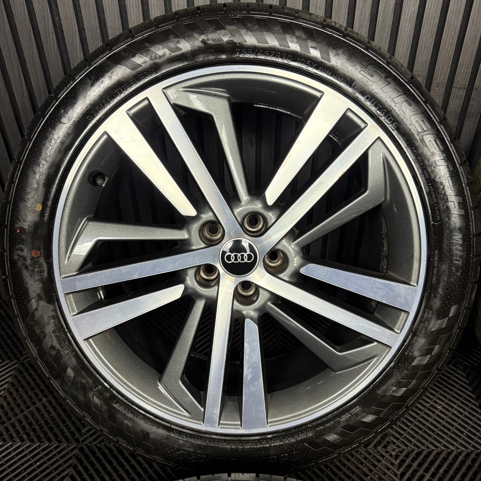 20'' GENUINE AUDI Q5 5 TRIPLE SPOKE SQ5 S LINE WHEELS TYRES ALLOYS 80A601025F