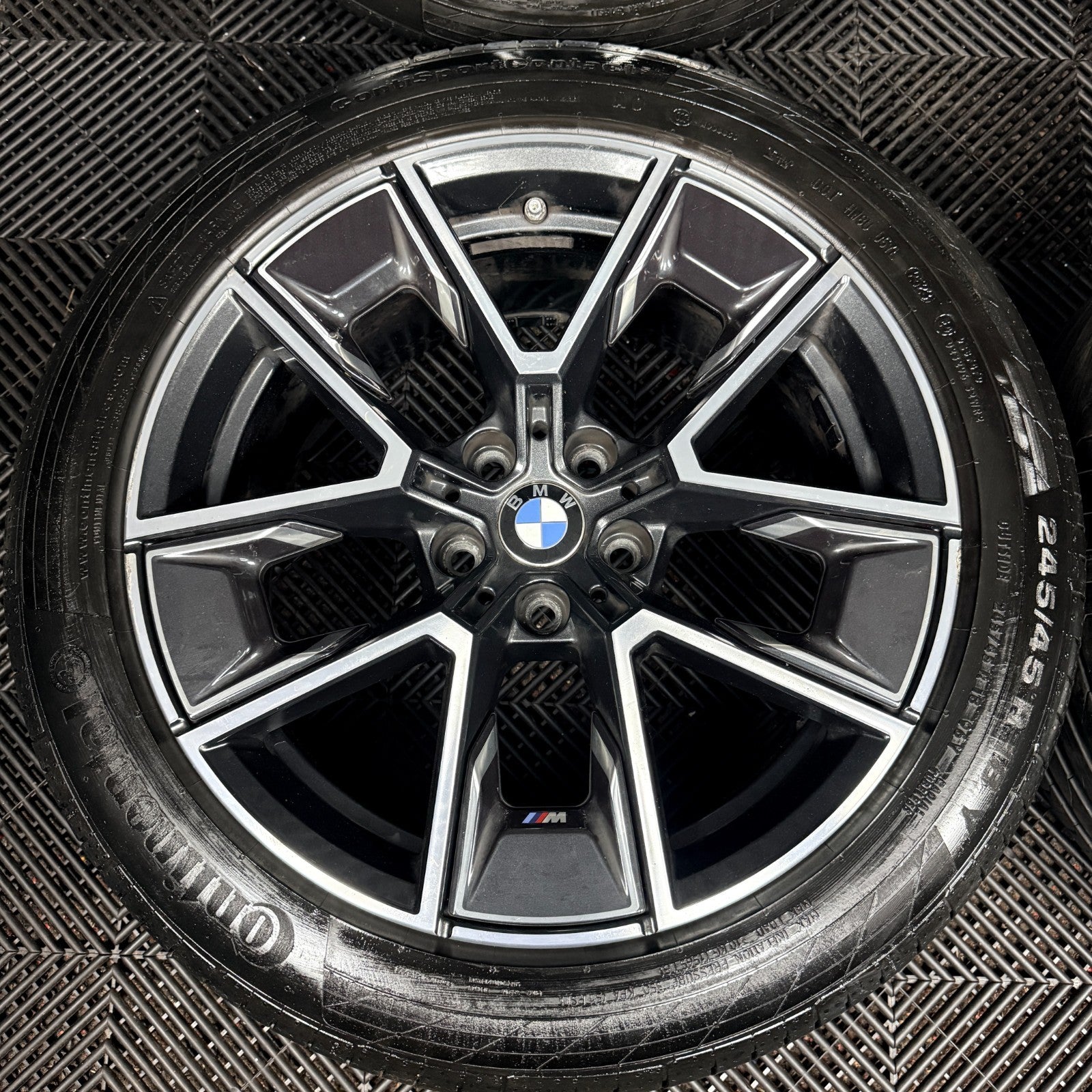 18'' BMW 4 Series I4 858 M Sport G26 G22 G23 Wheels Tyres Alloys 8747286 Genuine