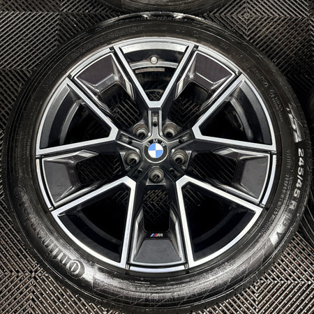18'' BMW 4 Series I4 858 M Sport G26 G22 G23 Wheels Tyres Alloys 8747286 Genuine