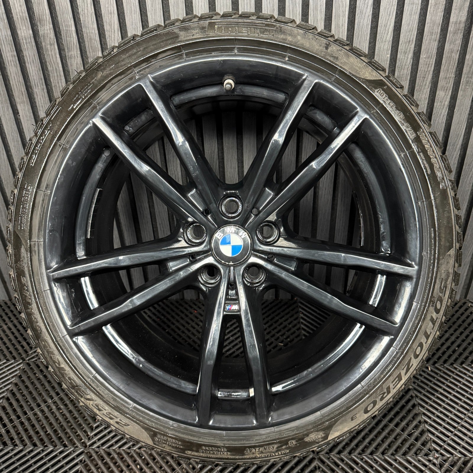 1X 19'' GENUINE BMW 3 SERIES 791 M SPORT 4 G20 BLACK ALLOY WHEEL 8090095 REAR
