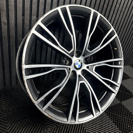 1X 21'' BMW X3 X4 G01 G02 726 M Sport Alloy Wheel Front 8043670 Genuine