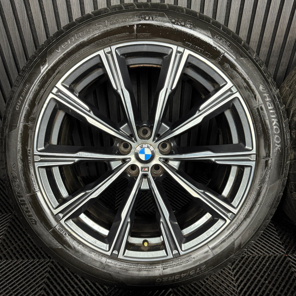20'' GENUINE BMW X5 X6 G05 G06 740M SPORT ALLOYS WHEELS ALLOYS TYRES