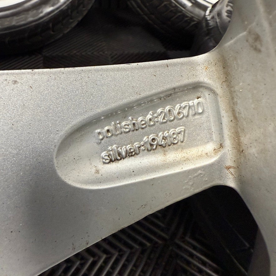 19" 18'' GENUINE FERRARI 612 SCAGLIETTI ALLOY WHEELS TYRES 194187 194186