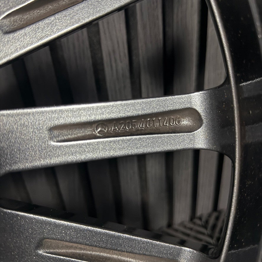 1X 19" GENUINE AMG MERCEDES C CLASS GREY DC ALLOY WHEEL W205 REAR A2054011400