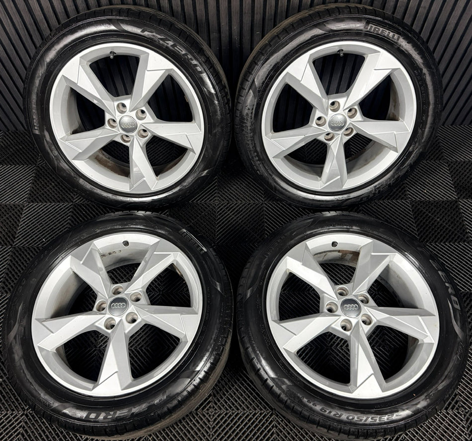 19'' Audi Q3 5 Spoke Alloy Wheels Tyre Alloys 83A601025N Genuine