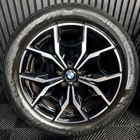 19'' Bmw X3 X4 G01 G02 887 M Sport Alloy Wheels Tyres Alloys 7916263 Genuine