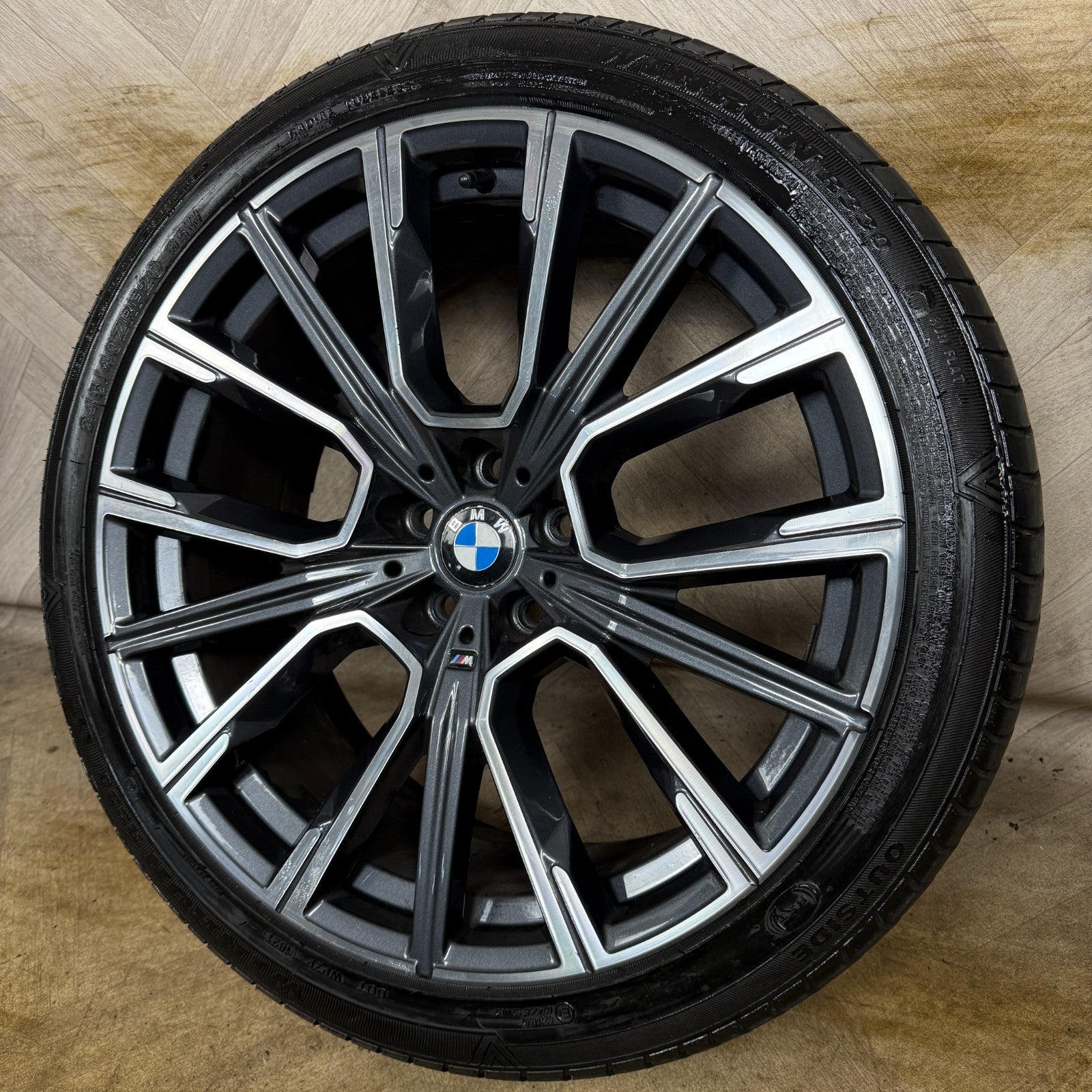 1X 20'' GENUINE BMW 7 SERIES 817M G11 G12 6 GT G32 8090096 ALLOY WHEEL FRONT
