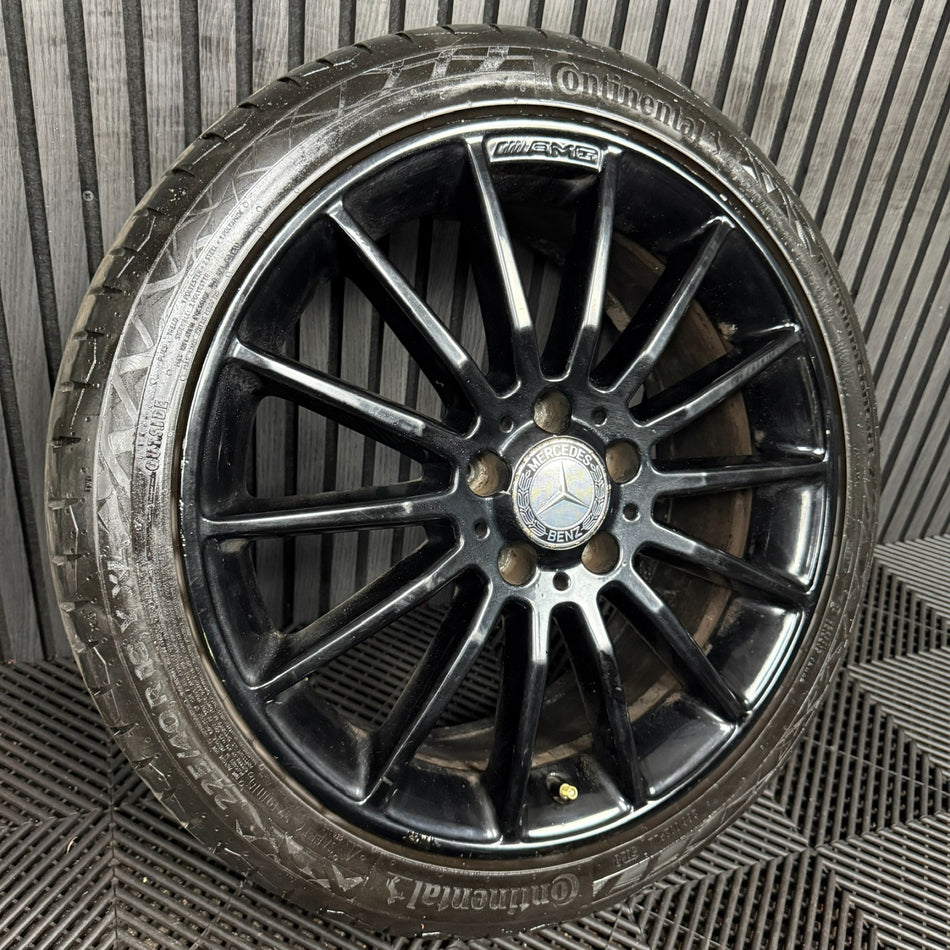1X 18'' Amg Mercedes A Class CLA Black Alloy Wheel A1764010200 W176 Genuine