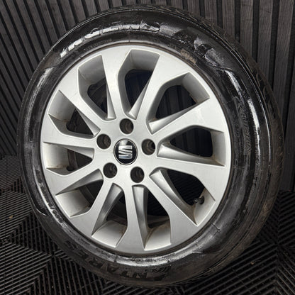 1X 16'' GENUINE SEAT LEON MK3 ALLOY WHEEL TYRE SPARE SINGLE 5F0601025A