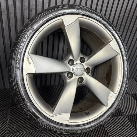 1X 20'' GENUINE AUDI A6 S LINE C7 ROTOR BLACK EDITION WHEEL ALLOY 4G9601025BP