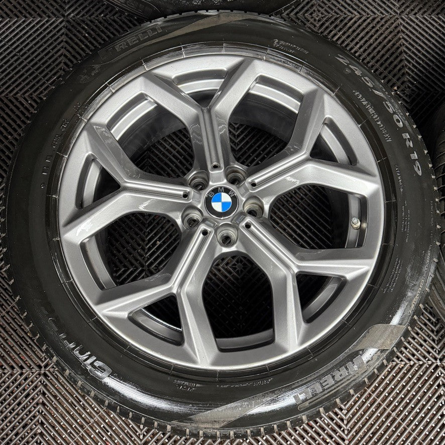 19'' BMW X3 X4 G01 G02 693 Alloy Wheels Tyres Grey 6877327 Genuine