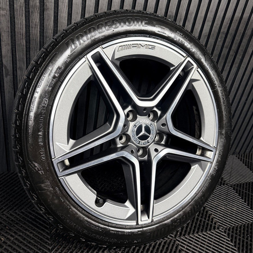 1X 18'' AMG Mercedes A Class CLA W177 Sport Alloy Wheel Tyre A1774011500 Genuine