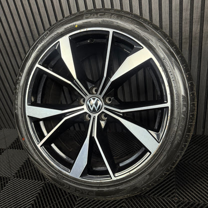 1X 20'' GENUINE VW TIGUAN MISANO R LINE 5NA601025AH DC ALLOY TYRE WHEEL SINGLE