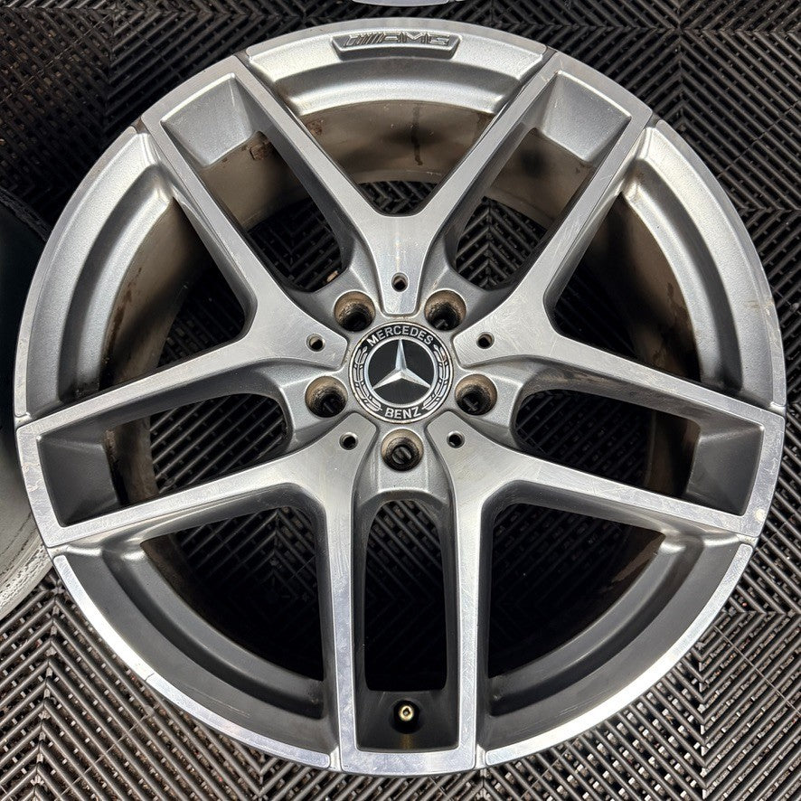 19'' Mercedes AMG GLC Grey DC Sport Alloy Wheels 5X112 Genuine A2534011800
