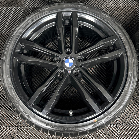19" BMW 3 Series 704 Black M Sport F30 F31 F32 E90 Alloy Wheels Tyres Genuine