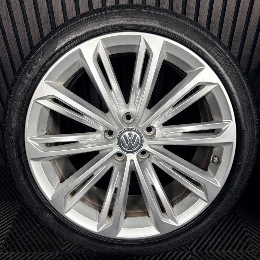 19'' VW Passat B8 Verona R Line Wheels Tyres Alloys 3G0601025R Genuine