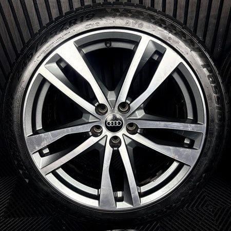 19'' Audi A6 C8 S Line 5 Double Spoke Alloy Wheels Tyres 4K0601025H Genuine