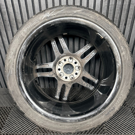 1X 18'' Mercedes AMG A Class CLA Black W176 Alloy Wheel Tyre A1764010700 Genuine