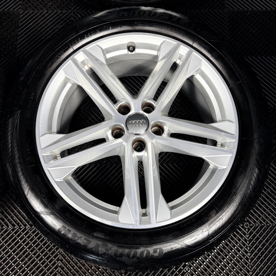 19'' Audi Q5 5 Double Spoke S Line Alloy Wheels Tyres 5X112 80A601025G Genuine