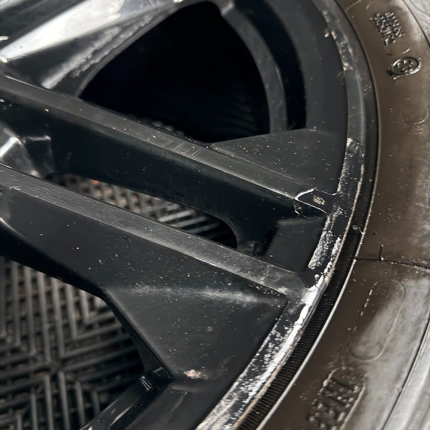 19'' Audi Q5 Black S Line Alloy Wheels Tyres 5X112 80A601025G Genuine