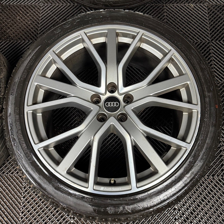 20'' GENUINE AUDI S6 A6 S LINE BLACK EDITION C8 ALLOYS WHEELS TYRES 4K0601025AB