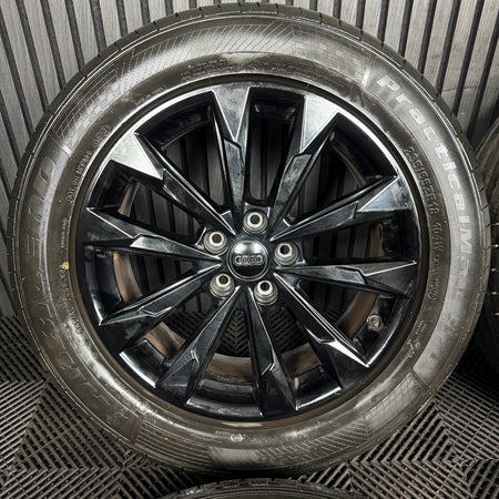 18'' GENUINE AUDI Q3 10 SPOKE ALLOY WHEELS TYRE ALLOYS 83A601025G