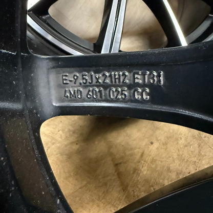 21'' GENUINE AUDI Q7 S LINE RS BLACK DC ALLOY WHEELS ALLOYS TYRES 4M0601025CC