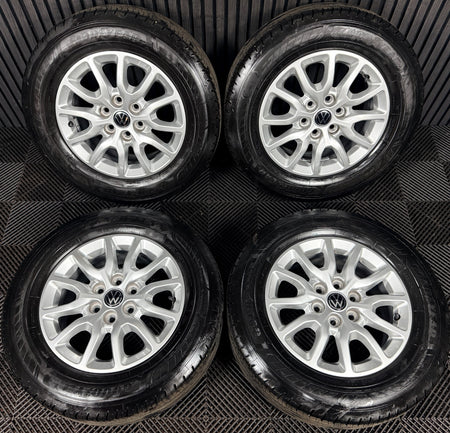 16'' Vw Transporter T7 Caravelle Alloy Wheels Tyres 7TG601025J S741-AB Genuine