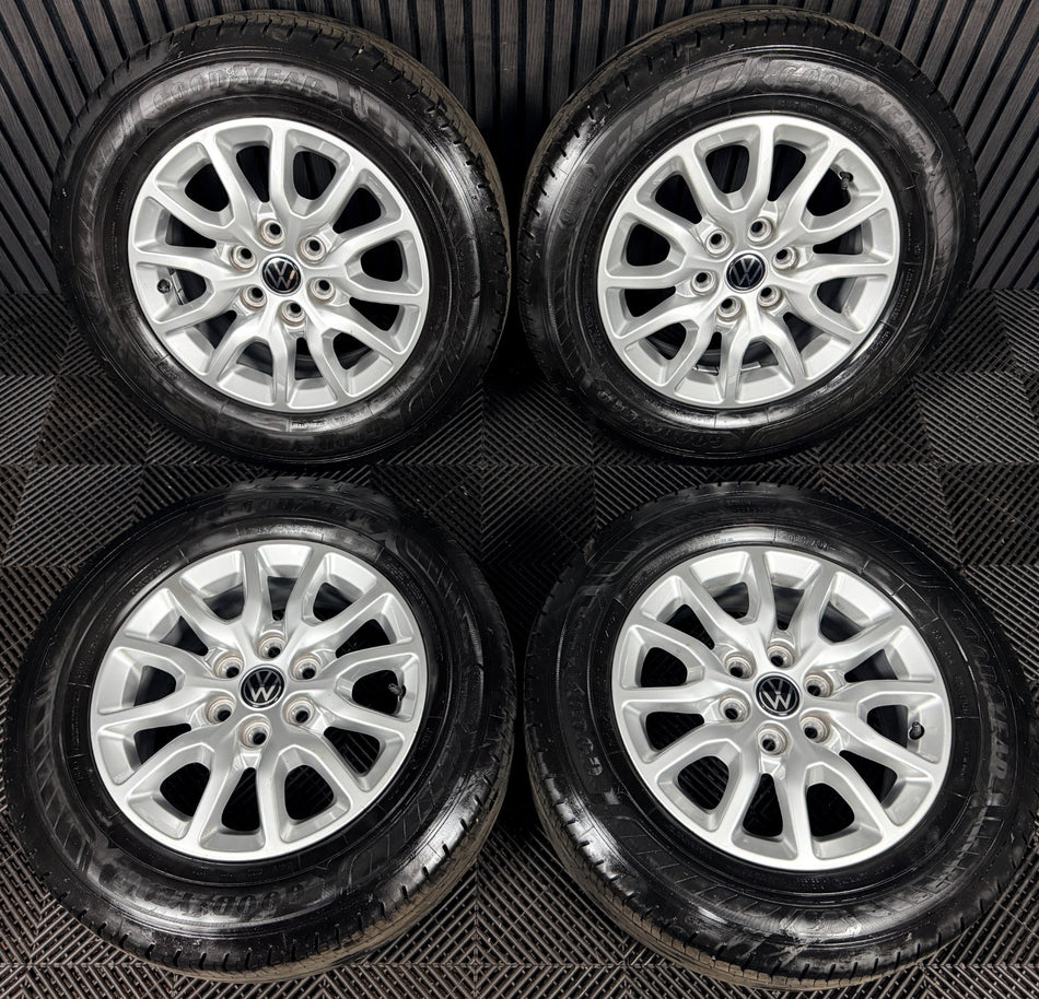 16'' Vw Transporter T7 Caravelle Alloy Wheels Tyres 7TG601025J S741-AB Genuine