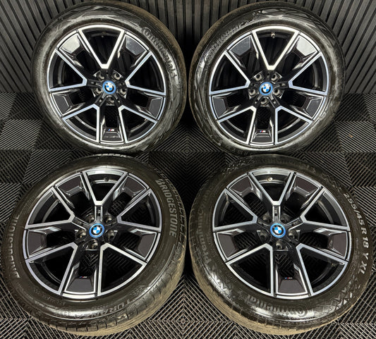 18'' GENUINE BMW 4 SERIES I4 858 M SPORT G26 G22 G23 ALLOY WHEELS TYRES ALLOYS