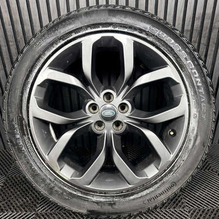 1X 19'' Land Rover Discovery Sport Evoque Grey Alloy Wheel Tyre Genuine