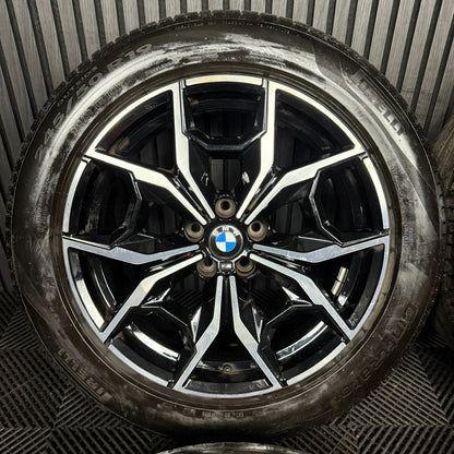 19'' GENUINE BMW X3 X4 G01 G02 887 M SPORT ALLOY WHEELS TYRES ALLOYS 7916263
