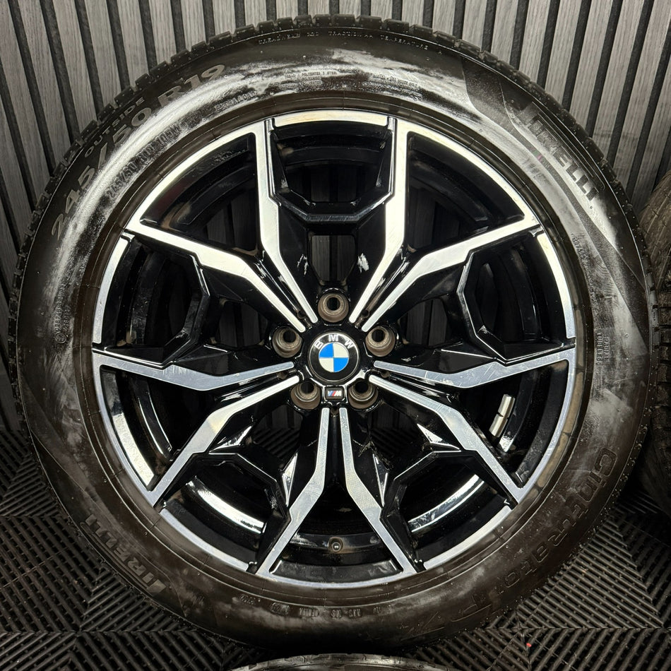 19'' GENUINE BMW X3 X4 G01 G02 887 M SPORT ALLOY WHEELS TYRES ALLOYS 7916263