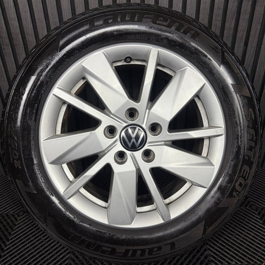 1X 16'' GENUINE VW CADDY VIENNA ALLOY WHEEL TYRE GT SINGLE 2K7601025