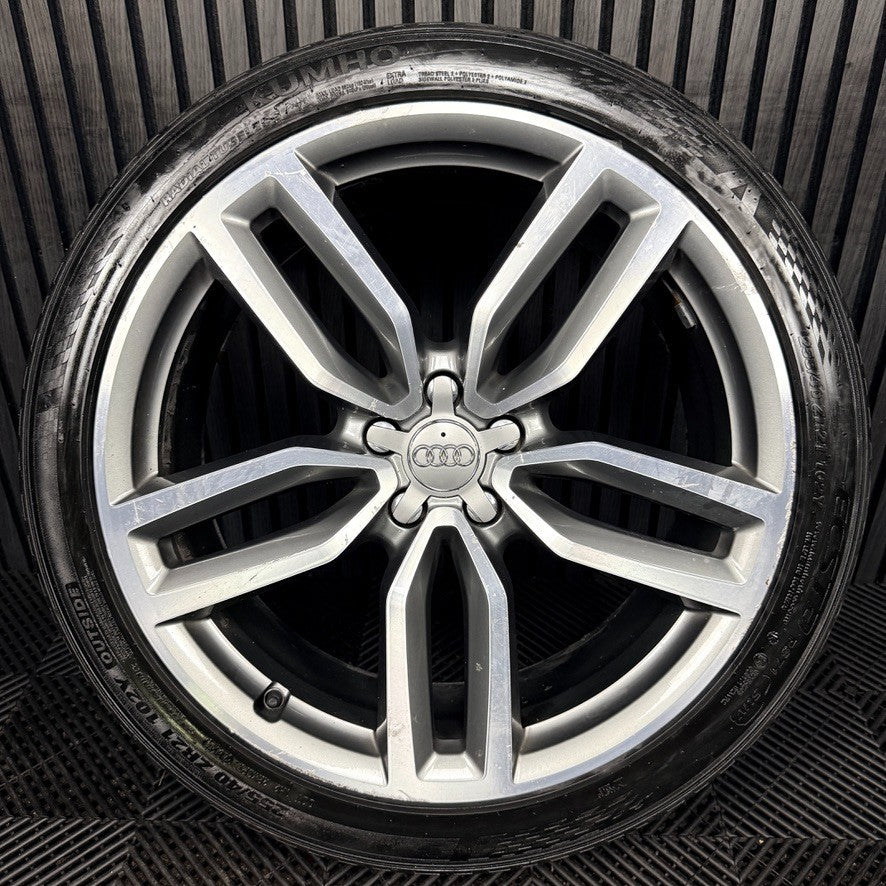1X 21'' Audi SQ5 Q5 Alloy Wheel Tyre 8.5J ET33 Single Spare 8R0601025AM Genuine