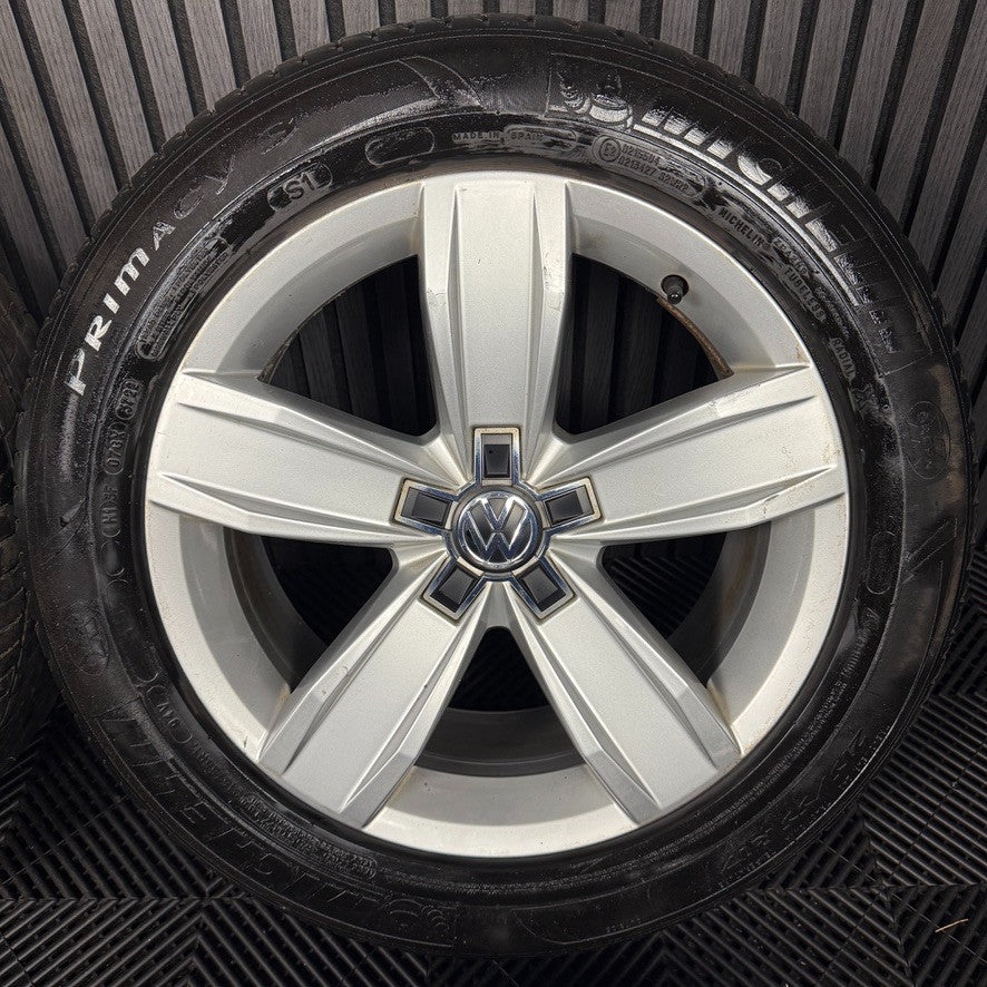 17'' GENUINE VW PASSAT ISTANBUL B8 ALLOY WHEELS TYRES ALLOYS 3G0601025E