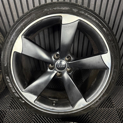 20'' GENUINE AUDI RSQ3 Q3 S LINE 5 SPOKE ROTORS WHEELS TYRE ALLOYS 8U0601025L